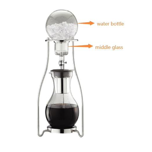 Tiamo Cold Water Coffee Dripper S/S 10-Cup
