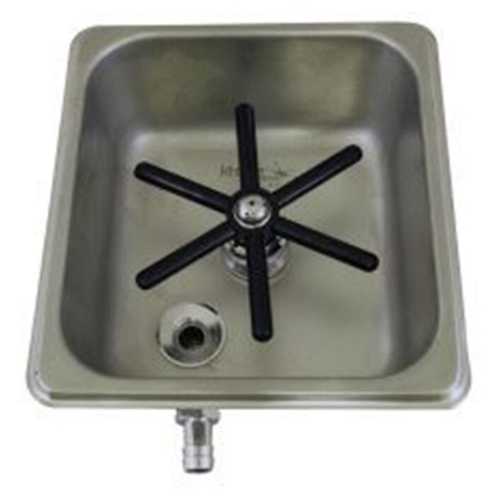 Krome C335 Flush Mount Pitcher Rinser - 152mm (L) 140mm (W) 64mm (D)