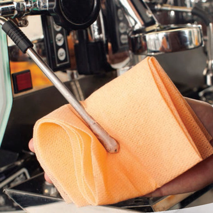 Cicopee Supertwill Heat resistant Coffee Wipe - Orange (Pack of 10)