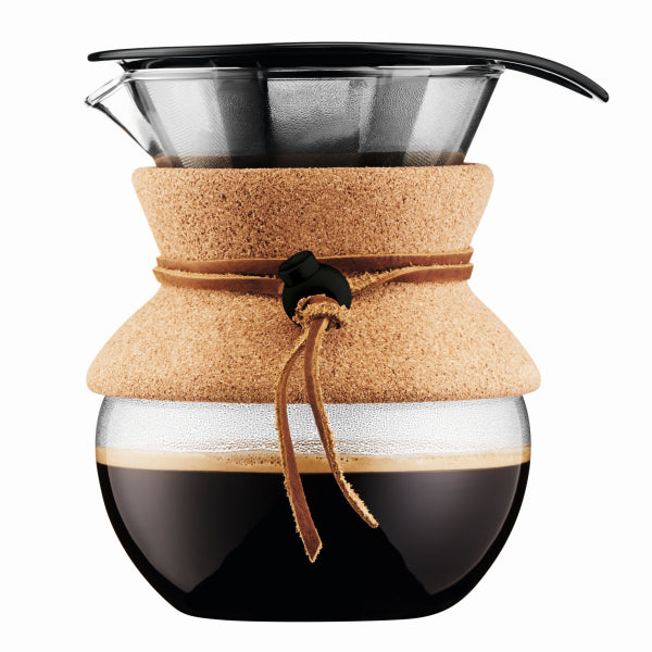 Bodum Pour Over Coffee Maker with Permanent Filter 0.5 L, 17 OZ
