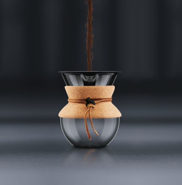 Bodum Pour Over Coffee Maker with Permanent Filter 0.5 L, 17 OZ