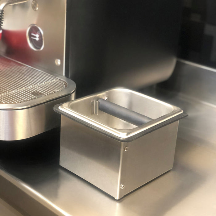 Krome Counter Top Knock Box With Removeable Knock Bar