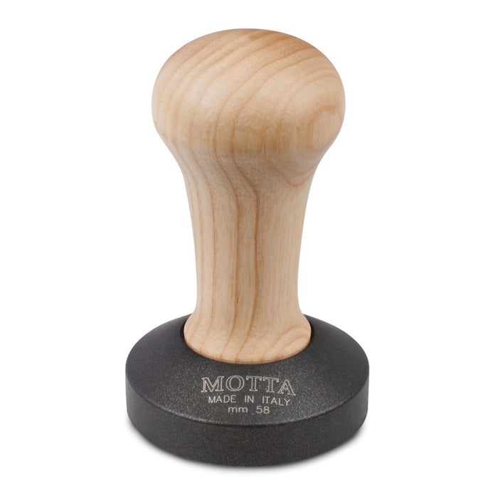 Motta Coffee Tamper With Wood Handle and Teflon Base - 58mm