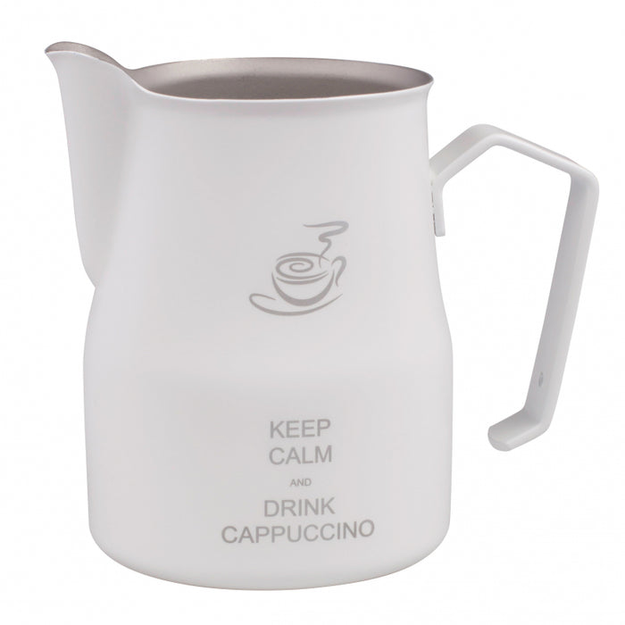 Motta Professional Milk Jug 500ML - White Keep Calm
