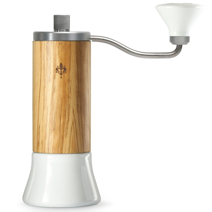 Eureka Baby Hand Grinder - Oilve Body, Ceramic Base