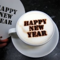 Happy New Year Stencil
