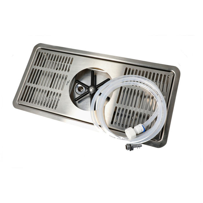 Krome C4008 Recessed Centre Spray Pitcher Rinser - 406mm (L) 178mm (W) 22mm (D)