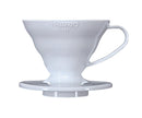 Hario Coffee Dripper V60 Plastic - White Size 01 - Barista Shop