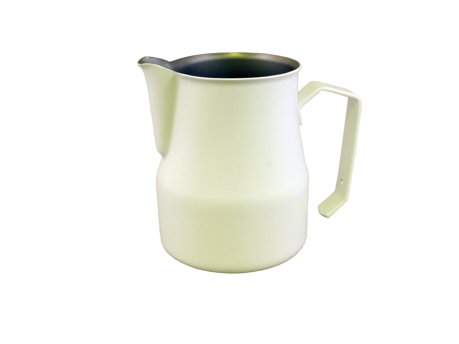 Motta Foaming Jug Teflon Coated (500ml White) - Barista Shop