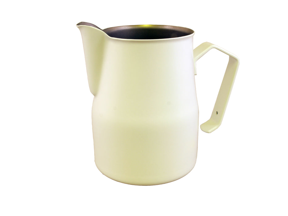 Motta Foaming Jug Teflon Coated (750ml White) - Barista Shop