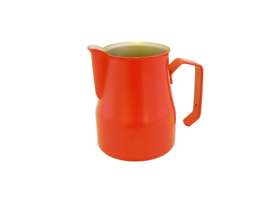 Motta Foaming Jug Teflon Coated (350ml Red) - Barista Shop
