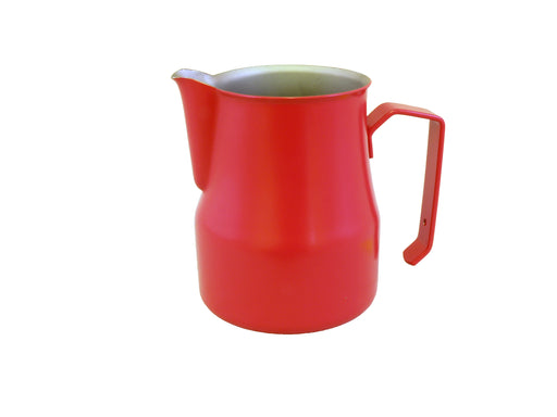 Motta Foaming Jug Teflon Coated (500ml Red) - Barista Shop