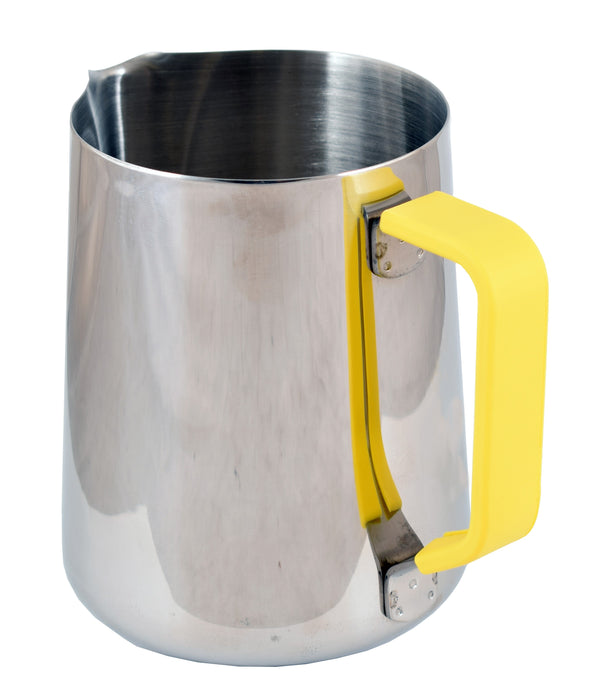 Yagua Silicone Handle Sleeve for Milk Jugs (Yellow, fits 1 ltr Yagua Jugs) - Barista Shop