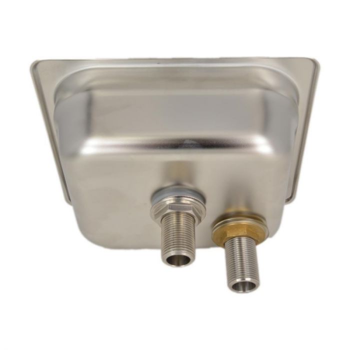 Rhinowares Recessed Square Pitcher Rinser (150mm With Spin Jet)