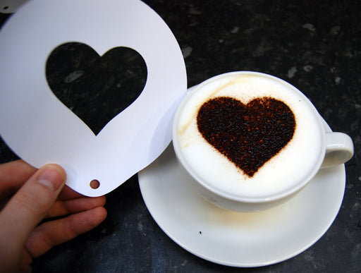 Stencils - Heart - Barista Shop