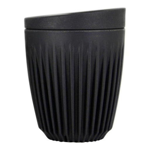 HUSKEE CUP & LID CHARCOAL - RETAIL PACKAGING 8OZ/24CL - Barista Shop