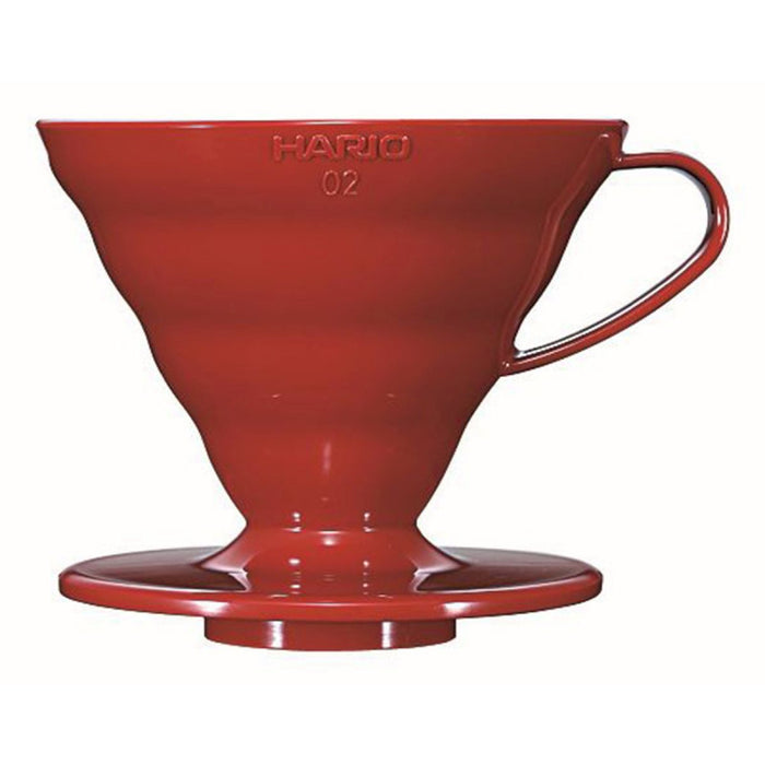 HARIO COFFEE DRIPPER V60 02 RED PLASTIC