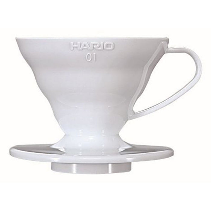 HARIO COFFEE DRIPPER V60 01 WHITE PLASTIC