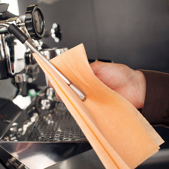 Cicopee Supertwill Heat resistant Coffee Wipe - Orange (Pack of 10)