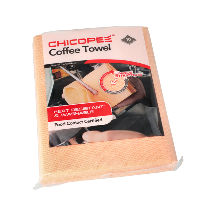Cicopee Supertwill Heat resistant Coffee Wipe - Orange (Pack of 10)