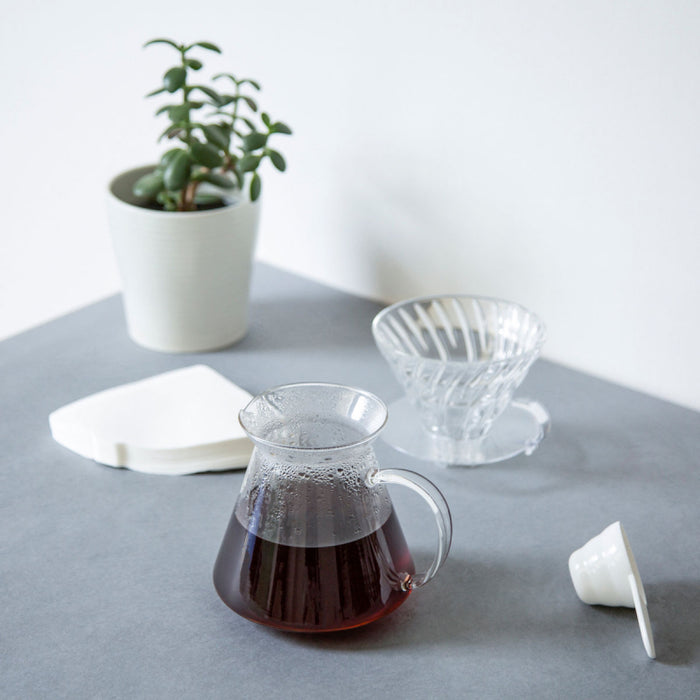 Simply Hario V60-02 Glass Brewing Kit