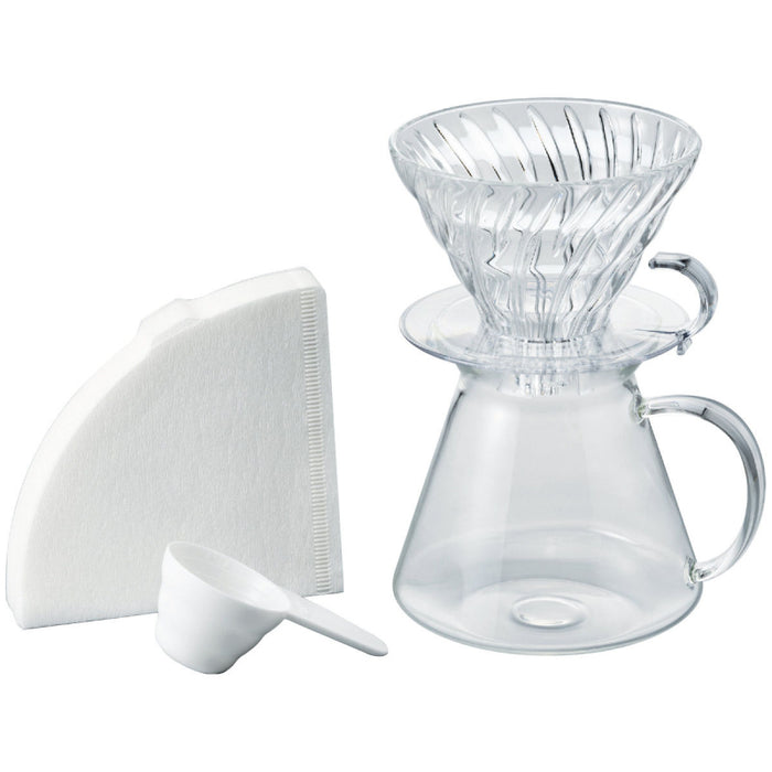 Simply Hario V60-02 Glass Brewing Kit