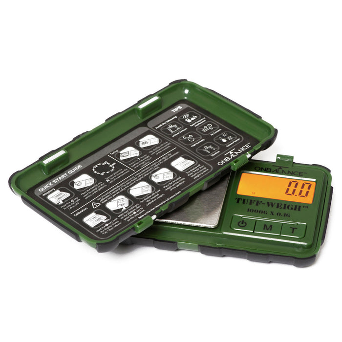 On Balance Tuff-Weigh Scale 1000 X 0.1g With Impact resistant Case