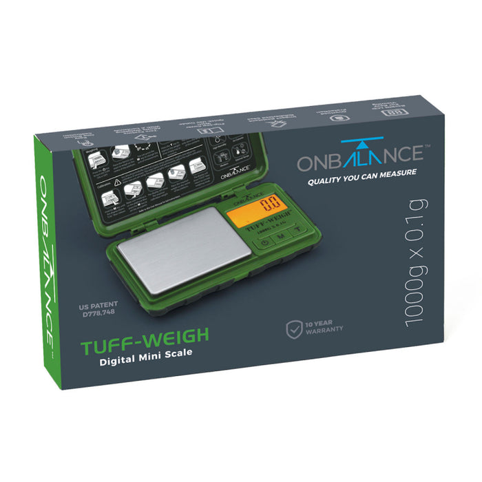 On Balance Tuff-Weigh Scale 1000 X 0.1g With Impact resistant Case
