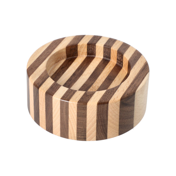 Motta 58MM Coffee Tamper Holder Wood Stripes