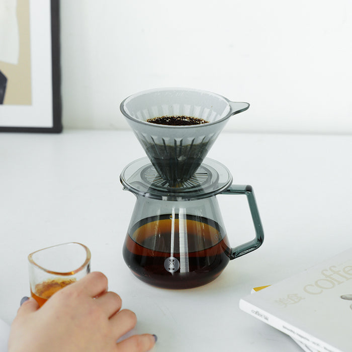 Timemore Crystal Eye Dripper Transparent Black