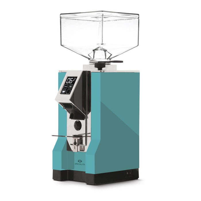 EUREKA MIGNON SPECIALITA 55 COFFEE GRINDER - TIFFANY BLUE/CHROME