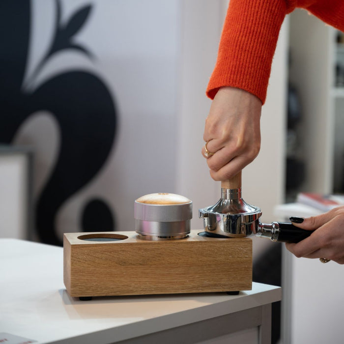 Eureka Single Tamping Station - Oak