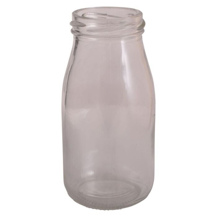 Glass Mini Milk Bottle (Without Lid)