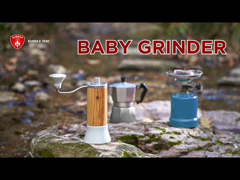 Eureka Baby Hand Grinder - Oilve Body, Ceramic Base