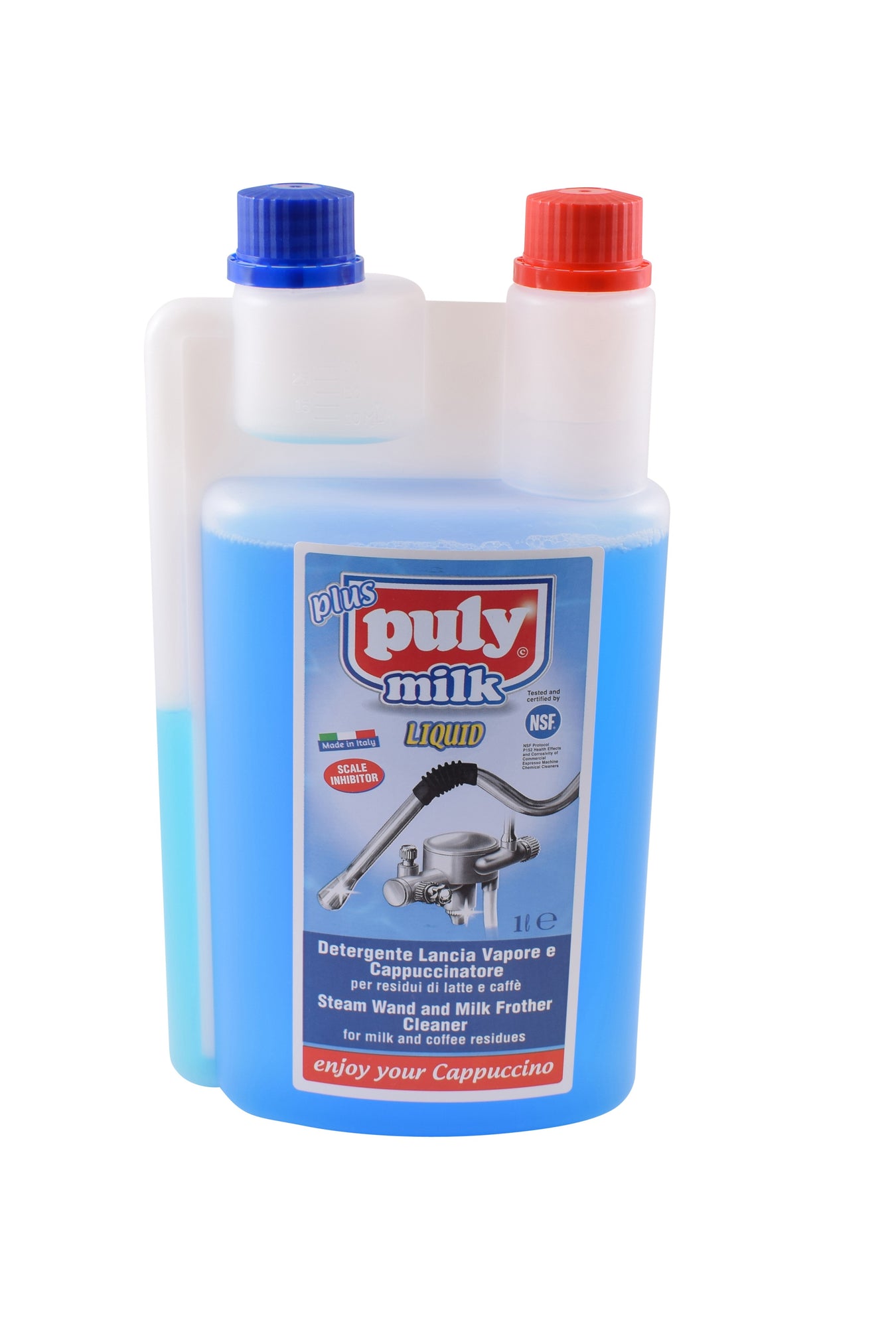 Milk frother cleaner