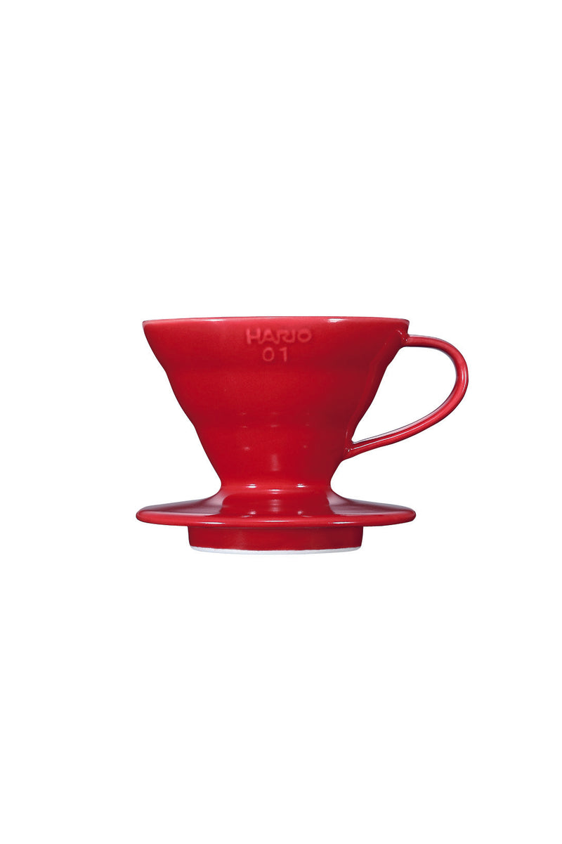 Hario Coffee Dripper V60 Ceramic SIZE 01 - RED - Barista Shop