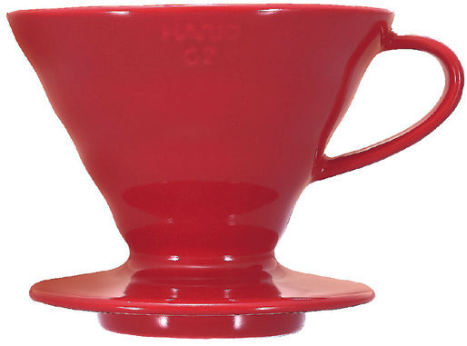 Hario Coffee Dripper V60 Ceramic SIZE 02 - RED - Barista Shop