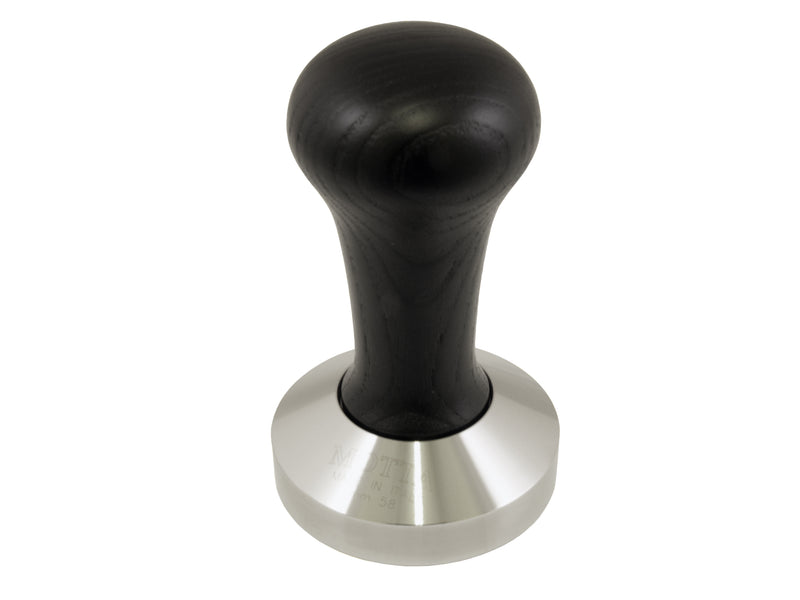 Motta Wooden Coffee Tamper 58 mm with Black Colour Handle - Barista Shop