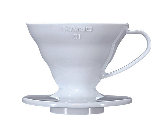 Hario Coffee Dripper V60 Plastic - White Size 01 - Barista Shop