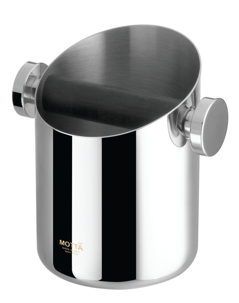 Motta Knock Box Polished Stainless Steel - Barista Shop