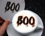Stencils - Halloween Boo - Barista Shop