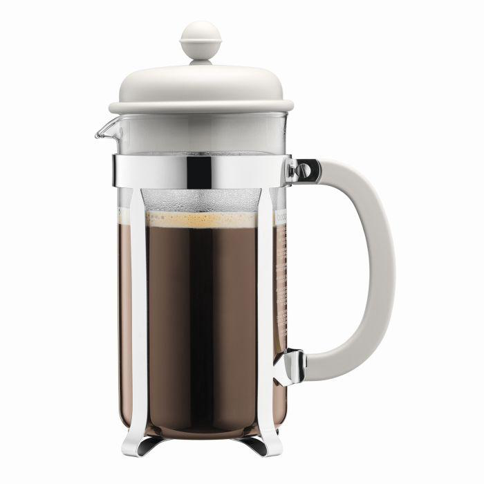 Bodum Caffettiera Coffee Maker 1 ltr 34 oz. | Off White - Barista Shop