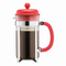 Bodum Caffettiera Coffee Maker 1 ltr 34 oz. | Red - Barista Shop